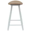  Étkező Székek 2 pcs Fehér 46 x 37 x 63 cm Tömör Gumi Fa