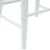  Étkező Székek 2 pcs Fehér 46 x 37 x 63 cm Tömör Gumi Fa