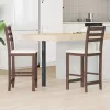  Étkező Székek 2 pcs Világos Barna 40 x 47,5 x 99,5 cm