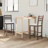  Étkező Székek 2 pcs Világos Barna 40 x 47,5 x 99,5 cm