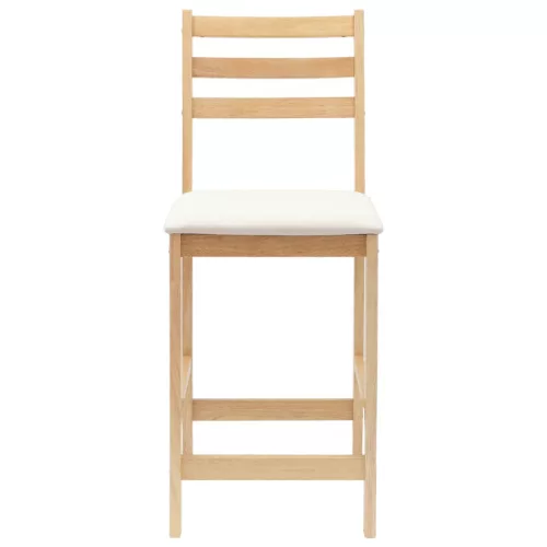  Étkező Székek 2 pcs Természetes 40 x 47,5 x 99,5 cm