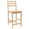  Étkező Székek 2 pcs Természetes 40 x 47,5 x 99,5 cm