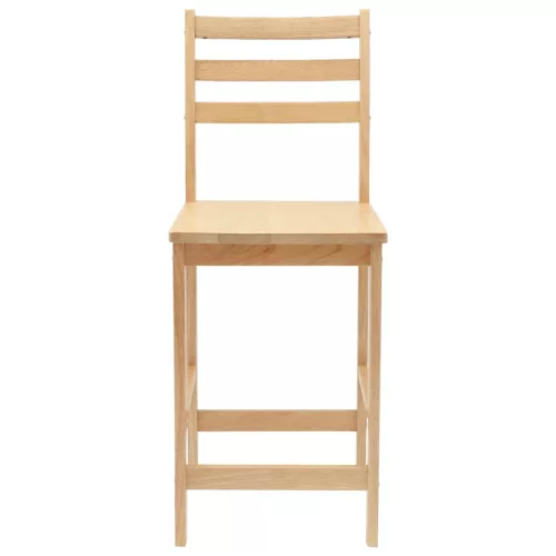  Étkező Székek 2 pcs Természetes 40 x 47,5 x 99,5 cm