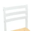  Étkező Székek 2 pcs Fehér 40 x 47,5 x 99,5 cm Tömör Gumi Fa