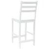  Étkező Székek 2 pcs Fehér 40 x 47,5 x 99,5 cm Tömör Gumi Fa