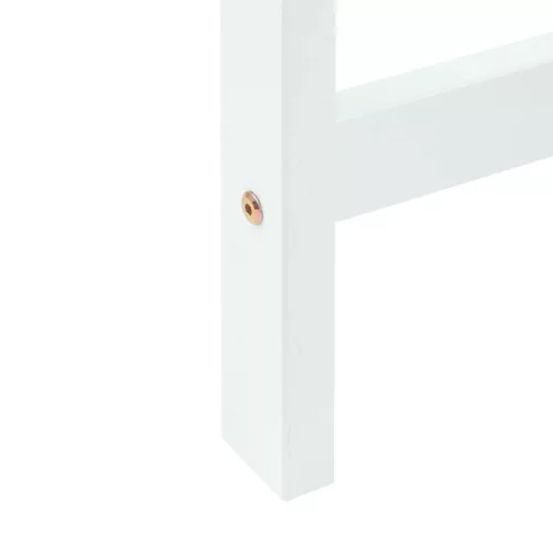  Étkező Székek 2 pcs Fehér 40 x 47,5 x 99,5 cm Tömör Gumi Fa