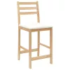  Étkező Székek 2 pcs Természetes 40 x 47,5 x 99,5 cm