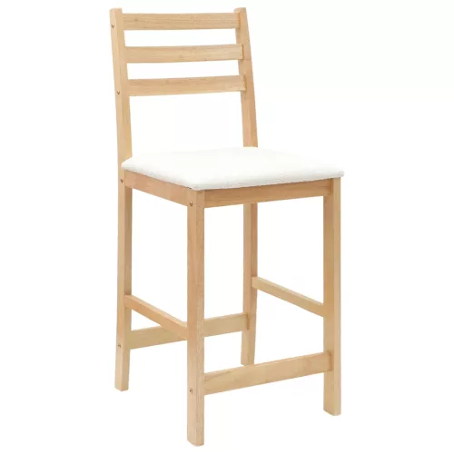  Étkező Székek 2 pcs Természetes 40 x 47,5 x 99,5 cm