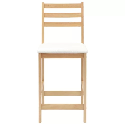  Étkező Székek 2 pcs Természetes 40 x 47,5 x 99,5 cm