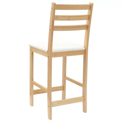  Étkező Székek 2 pcs Természetes 40 x 47,5 x 99,5 cm