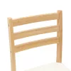  Étkező Székek 2 pcs Természetes 40 x 47,5 x 99,5 cm