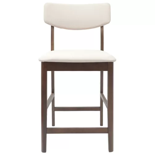  Étkező Székek 2 pcs Világos Barna 48 x 49 x 95 cm Tömör Gumi Fa