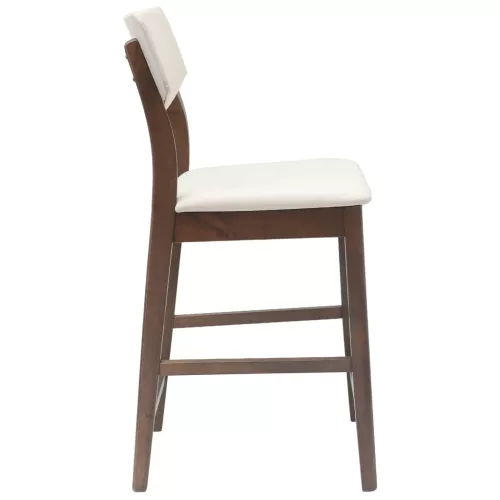  Étkező Székek 2 pcs Világos Barna 48 x 49 x 95 cm Tömör Gumi Fa
