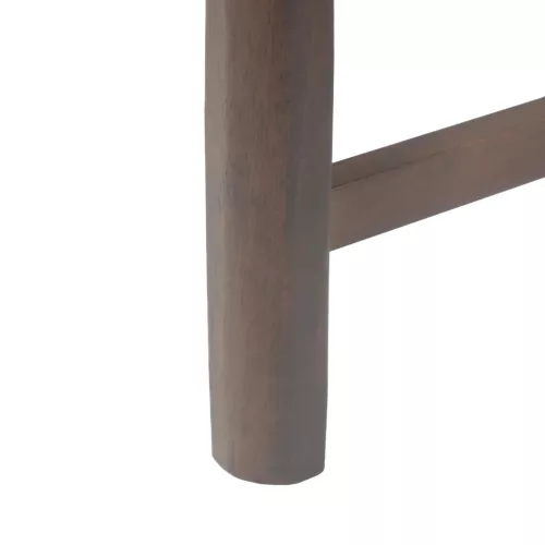  Étkező Székek 2 pcs Világos Barna 48 x 49 x 95 cm Tömör Gumi Fa
