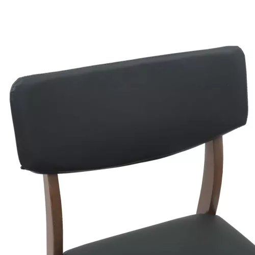  Étkező Székek 2 pcs Világos Barna 48 x 49 x 95 cm Tömör Gumi Fa