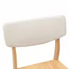  Étkező Székek 2 pcs Természetes 48 x 49 x 95 cm Tömör Gumi Fa