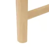  Étkező Székek 2 pcs Természetes 48 x 49 x 95 cm Tömör Gumi Fa