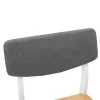  Étkező Székek 2 pcs Fehér 48 x 49 x 95 cm Tömör Gumi Fa