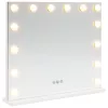  LED Smink Tükör Fehér 50 x 10 x 44 cm Üveg és acél