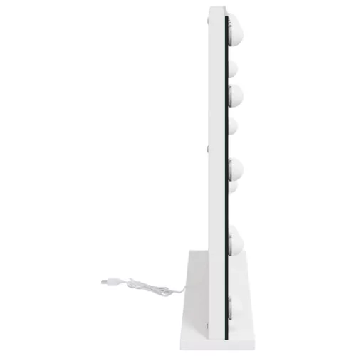  LED Smink Tükör Fehér 50 x 10 x 44 cm Üveg és acél