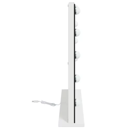  LED Smink Tükör Fehér 58 x 10 x 47 cm Üveg és acél