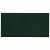  Fali Fejtámla 12 pcs Sötétzöld 30 x 15 cm Bársony
