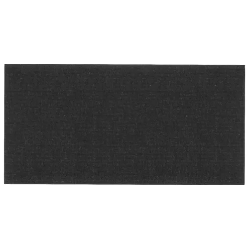  Fali Fejtámla 12 pcs Fekete 60 x 30 cm szövet