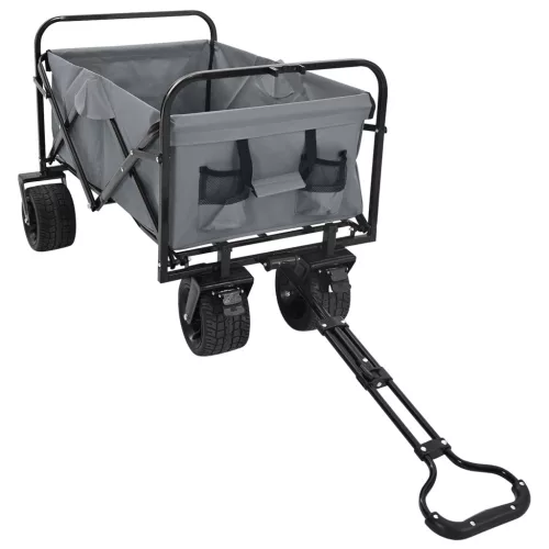  Összecsukható Kézi Kocsi Szürke 89 x 63 x 96 cm