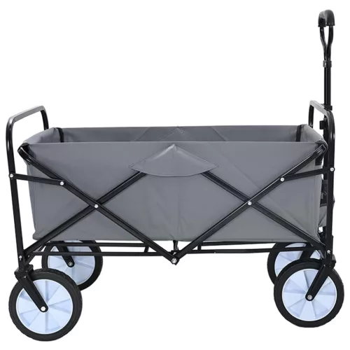  Összecsukható Kézi Kocsi Szürke 94 x 53 x 99 cm Oxford Szövet