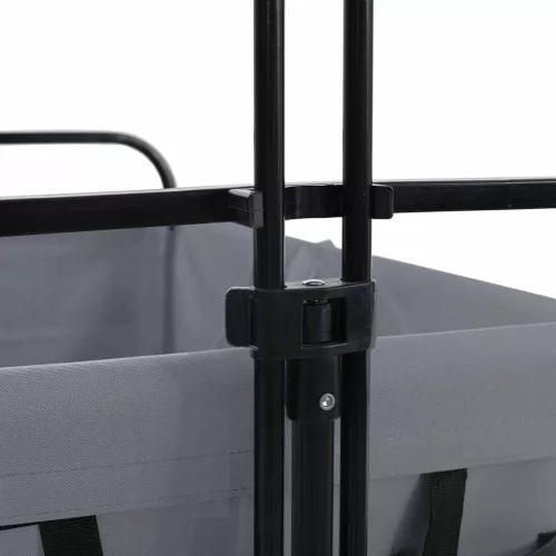  Összecsukható Kézi Kocsi Szürke 94 x 53 x 99 cm Oxford Szövet