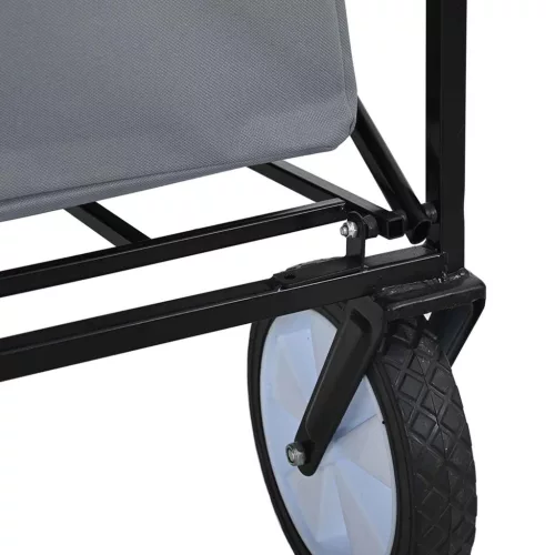  Összecsukható Kézi Kocsi Szürke 94 x 53 x 99 cm Oxford Szövet