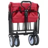  Összecsukható Kézi Kocsi Piros 94 x 53 x 99 cm Oxford Szövet