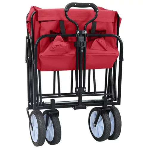  Összecsukható Kézi Kocsi Piros 94 x 53 x 99 cm Oxford Szövet