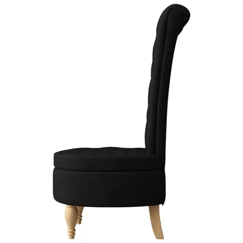  Papucs fotel Fekete 56,5 x 70 x 110 cm szövet
