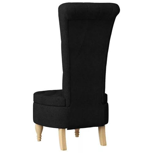  Papucs fotel Fekete 56,5 x 70 x 110 cm szövet