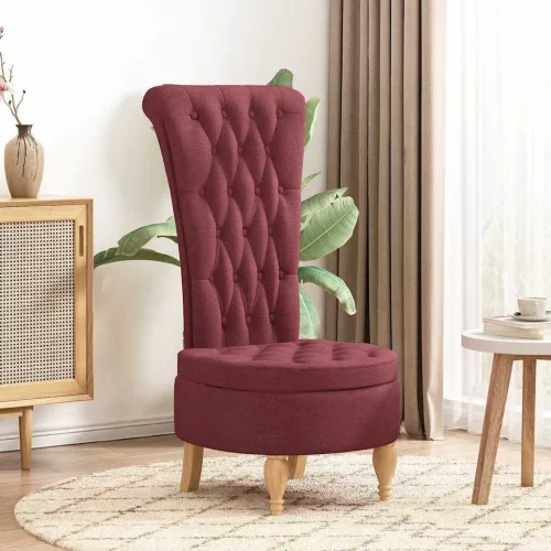  Papucs fotel Bordó 56,5 x 70 x 110 cm szövet