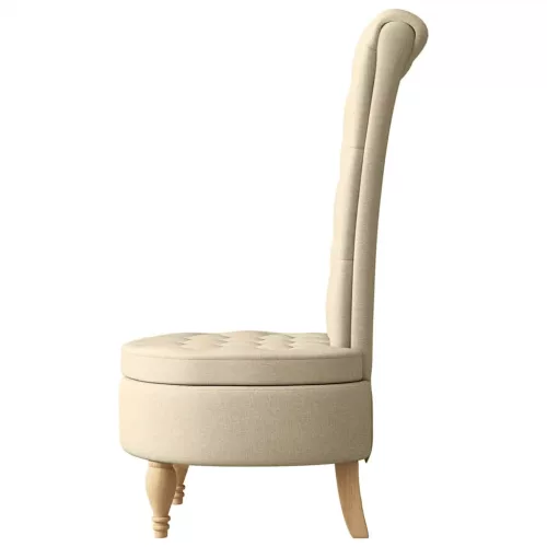  Papucs fotel Krém 56,5 x 70 x 110 cm szövet