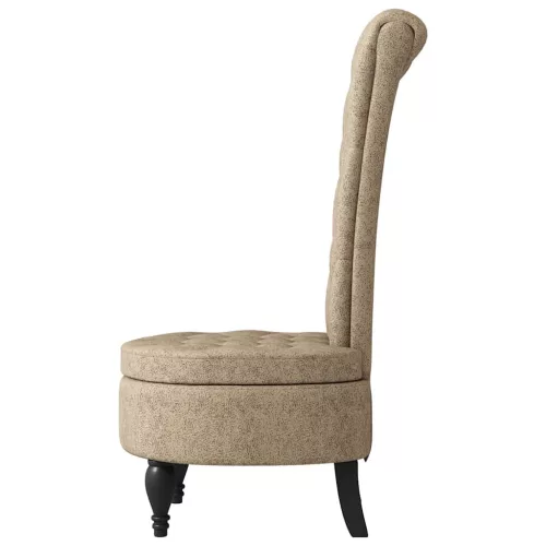  Papucs fotel Világosszürke 56,5 x 70 x 110 cm Műsuede Bőr