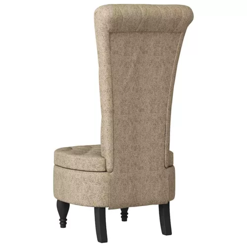  Papucs fotel Világosszürke 56,5 x 70 x 110 cm Műsuede Bőr