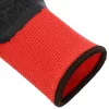  Munkakesztyűk 12 pcs Piros és Fekete 8 / m Latex bevonat