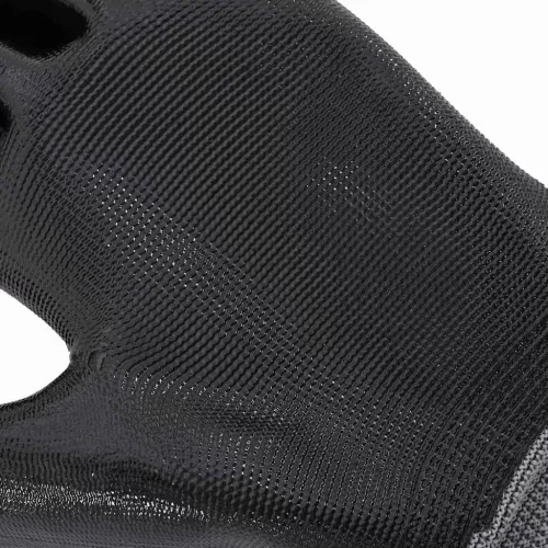  Munkakesztyűk 12 pcs Szürke és fekete 7 / S Poliészter