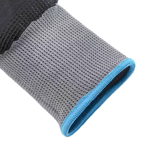  Munkakesztyűk 12 pcs Szürke és fekete 9 / l Poliészter