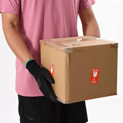  Munkakesztyűk 24 pcs Fekete 10 / xl Poliészter