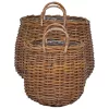  Virágkosár tárolóval 2 pcs Barna Lacak Fonott