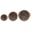  Virágcserepes Kosár tárolóval 3 pcs Barna Kubu rattán