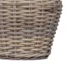  Virágkosár tárolóval 2 pcs Szürke Lacak Rattan