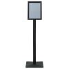  Pedestal poszter állvány Fekete a4 Alumínium és PVC