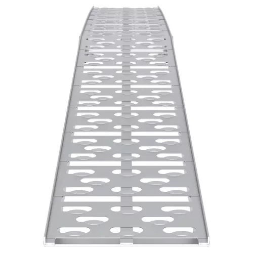  Rakodó Rámpa 2 pcs Ezüst 222 x 29 x 14 cm Alumínium