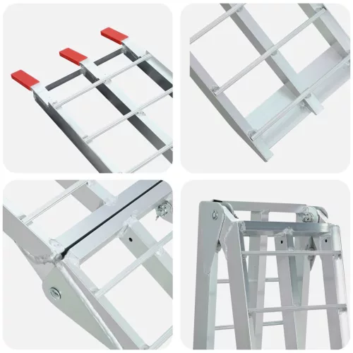  Rakodó Rámpa Ezüst 178 x 29 x 14 cm Alumínium