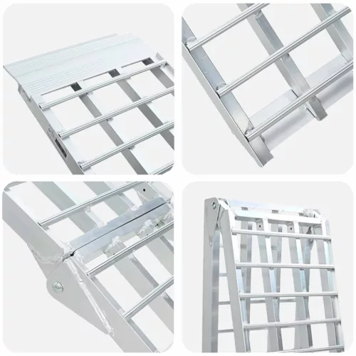  Rakodó Rámpa Ezüst 230 x 44 x 13 cm Alumínium